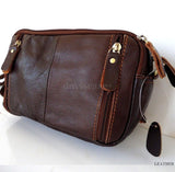 Genuine real Leather Shoulder wallet Bag man woman Pocket Waist Pouch skin uk il