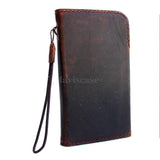 genuine italy leather case for iphone 6 cover book wallet credit card magnet luxurey 