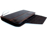 genuine italy leather case for iphone 6 cover book wallet credit card magnet luxurey 