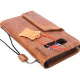 Genuine vintage leather case for samsung galaxy note 8 book wallet tan high qulity magnetic closure cards slots slim jafo 48 design