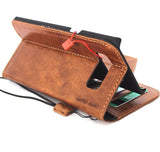 Genuine vintage leather case for samsung galaxy note 8 book wallet tan high qulity magnetic closure cards slots slim jafo 48 design