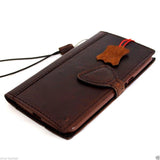Hartledertasche aus echtem Leder für Motorola Nexus 6, Tasche, Brieftasche, Telefonhaut, Magnetverschluss, Daviscase
