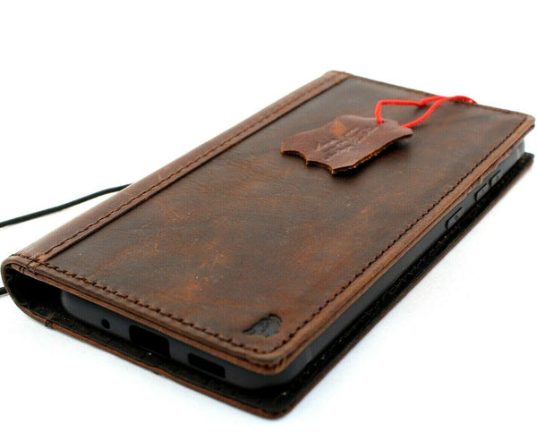 Genuine Leather Case for Samsung Galaxy A31 book wallet cover wireless charging Cards Holder luxury rubber ID Window Davis