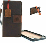 Echte Volllederhülle für Apple iPhone 11 (6,1 Zoll) mit Brieftasche, Kreditkartenhalter, magnetischem Buch, abnehmbarer Prime-Halterung + magnetischer Autohalterung von Davis 