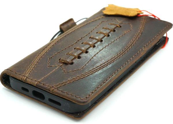 Genuine Leather Case Wallet For Apple iPhone 11 12 13 14 15 Pro Max 6 7 8 plus SE 2020 XS Book Vintage Handcraft Sport Vintage Style Credit Card Slots Cover Wireless Full Grain Davis luxury