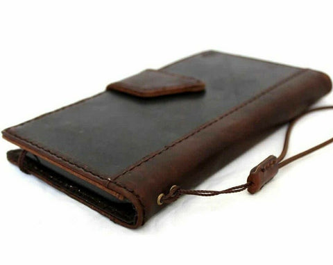 Genuine leather Case for OnePlus Nord N200 5G book wallet Cover Cards Wireless Charging holder luxury Note 20 rubber ID magnetic