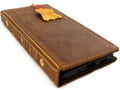 Genuine leather Bible Tan wallet case for Samsung Galaxy S20 Plus by DAVISCASE with card slots and wireless charging holder.