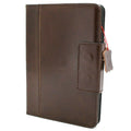 Genuine vintage leather iPad Mini 5 case by DAVISCASE with card slots, handbag style design, for Apple iPad mini 5 (2019).