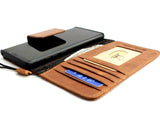 Étui en cuir véritable pour Samsung Galaxy S10 Plus couverture de portefeuille de livre Cartes fenêtre de chargement sans fil Jafo magnétique mince daviscase S 10 Tan