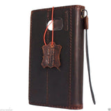 genuine oiled leather Case for LG G5 slim cover book luxury pro wallet handmade daviscase
