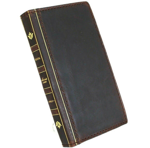 Portefeuille en cuir véritable pour Huawei P50 Pro, livre Bible, Style Vintage, couverture de crédit sans fil, pleine fleur, Style de luxe Davis