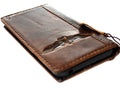 DavisCase genuine leather wallet case for Google Pixel 7 Pro with German cross design, wireless charging, and card slots.