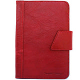 Genuine Red Leather Case for Apple iPad mini 6 (2021) cover handmade card slots A2568 rubber luxury Jafo Vintage Design Davis