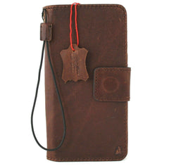 Genuine Leather Case For Samsung Galaxy S21 Ultra 5G Book Removable Wallet Magnetic closure Cover cards slots detachable Holder Vintage Top Grain