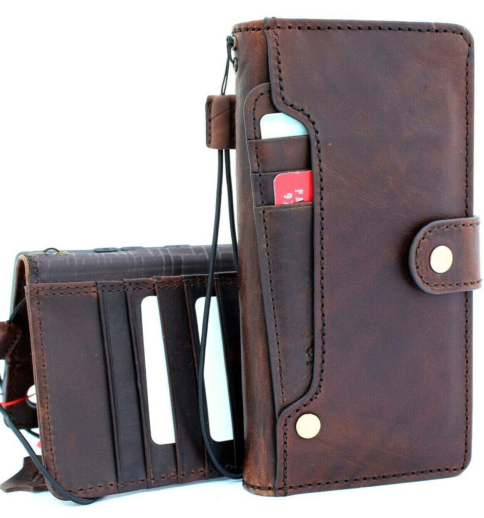 Genuine vintage leather case for Samsung Galaxy Note 10 Plus book