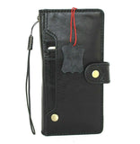 Echtes schwarzes Lederetui für Samsung Galaxy S21 Plus 5G, Buch-Brieftaschen-Abdeckung, Karten, kabelloser Ladehalter, luxuriöses Gummi, Ausweisfenster, Davis