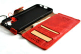 Étui en cuir rouge véritable pour Samsung Galaxy S21, portefeuille de livre, support en caoutchouc fait à la main, chargement sans fil, Business DavisCase