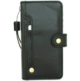 Genuine Black Leather Wallet Case for Google Pixel 5 Book Cards Holder Retro Stand Luxury wireless charging 5G Davis 1948