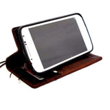 Genuine soft leather Case for Samsung Galaxy S4  SIII s 4 book wallet handmade il