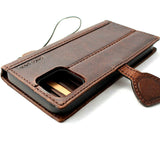 Genuine Leather Wallet Case For Apple iPhone 11 Pro Max Cover Credit Cards Holder Wireless Charging ID Window Book Luxury Rubber Strap Davis