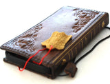 Étui en cuir véritable pour Google Pixel 6 6a 7 7A 8 pro Book Wallet Bible Embedding Décorations Livre Rétro Stand Luxe IL Davis Chargement sans fil