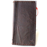 Genuine real leather Case for iPhone 8 book wallet cover vintage style credit cards slots luxury id Jafo soft holder Art