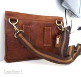 Genuine Real Leather Shoulder Wallet Bag Man & Woman Pocket Waist Camera Pouch Daviscase
