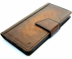 Genuine Leather For Apple iPhone 11 12 13 14 15 Pro Max 8 plus SE XS Case Galaxy s23 s22 s21 s20 Ultra s9 Note 8 9 10 20 21 A71 A52 A53 A12 A21s A31 a32 4G 5G Plus Wallet Book Vintage Credit Cover Wireless Full Grain Davis luxury Art Mini Magnetic Safe