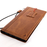 Genuine handmade leather Case for Samsung Galaxy S8 PLUS book wallet cover slim vintage light brown slim jafo 48