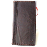 Genuine real leather Case for iPhone 8 Plus book wallet cover vintage style credit cards slots luxury id Jafo soft holder