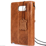 echte Vollledertasche für Samsung Galaxy Note 5 Book Wallet Luxus Cover 5 Slim Daviscas Lite de