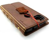 Schutzhülle aus echtem, weichem Leder für Google Pixel 4a 4G, Buch-Bibel-Stil, Brieftaschenhalter, Vintage-Design, Ständer, klassisch, luxuriös, schlank, Davis 1948