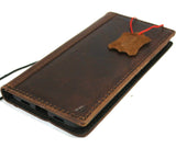 Genuine Natural Leather Case for Google Pixel 5 Book Wallet Full Holder Retro Soft Luxury Slim Davis 1948 wireless charging
