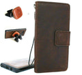 Genuine full soft leather Samsung Galaxy Note 10 wallet case with window, slim stand, magnetic car holder, handmade by DAVISCASE