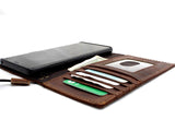 Echtledertasche für LG G7, schlankes Cover, luxuriöses Portemonnaie, handgefertigter Daviscase-Halter