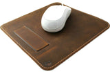 Handmade Soft Genuine Leather Mouse Pad Luxury Handcrafted soft Vintage Design Retro DavisCase