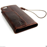 Echtes italienisches Lederetui für iPhone 5 5c 5s SE Cover Buch Brieftasche Kreditkarte Magnet Luxus