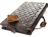 Étui en cuir véritable pour Google Pixel 6 6A 7A 7 8 Pro Book Wallet Ston Wash décoré Rétro Stand Luxe IL Davis 1948 5G Rétro Rustique Carrés de chargement sans fil