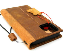 Genuine Leather For Apple iPhone 11 12 13 14 15 Pro Max 6 7 8 plus SE 2020 XS Case Galaxy s21 s20 Ultra s8 s9 Note 8 9 10 20 21 A71 A52 A52s A12 A31 4G 5G plus Lile Wallet Book Vintage Style  Credit Cover Wireless Full Grain Davis luxury Art Special  Mini
