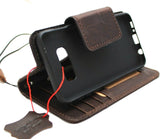 Genuine leather Case for Samsung Galaxy S10e book wallet cover Cards closure charging dark luxuey pro slim daviscase
