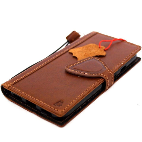 Genuine authentic Leather Case for Google Pixel Book Wallet Handmade vintage magnetic jafo 48