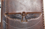 Étui en cuir véritable pour Google Pixel 6 6a 7 7a 8 pro Book Wallet Book Retro Stand Luxury Dark Davis 1948 5G Chargement sans fil German Cross DE