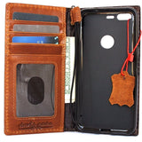 Echte echte Naturledertasche für Google Pixel Book Wallet Handgemacht Retro Luxus IL schlank