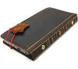 Echtes Leder für Huawei P50 Pro Brieftasche Buch Bibel Vintage Stil Kreditabdeckung Wireless Full Grain Davis Luxus Stil