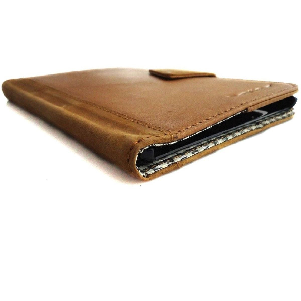 Genuine leather iPad mini 2/3 case with stand, slim retro design, magnetic closure, compatible with Apple iPad mini tablets