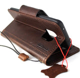 Echte Echtledertasche für Huawei Mate 20 Pro, Buch-Geldbörse, handgefertigt, magnetisch, Retro-Luxus, kabelloses Laden, IL
