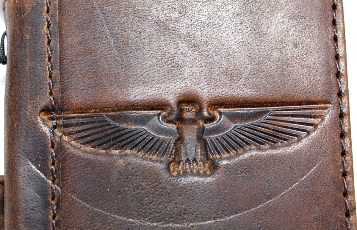 Handmade genuine leather phone case for iPhone 11-15 Pro Max, with vintage style, credit card slots, and full grain leather by DAVISCASE.