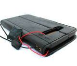 Étui en cuir véritable pour Samsung Galaxy S10 Plus couverture de portefeuille de livre cartes fenêtre d'identification de chargement sans fil Jafo magnétique mince noir daviscase
