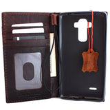 Genuine vintage leather Case for LG G Stylo slim cover book luxury Magnet wallet handmade daviscase
