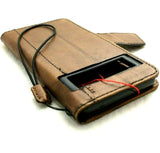 Genuine Leather Case for Google Pixel 6 6A 7A 7 8 Pro  Book Wallet Magnetic Closure Holder Retro Stand Luxury Dark Davis 1948 5G Wireless Charging Dark